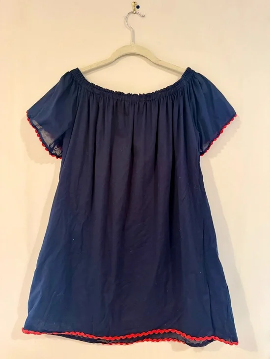 Tory Burch Embroidered Cover-Up Tunic, Large - Picture 4 of 6